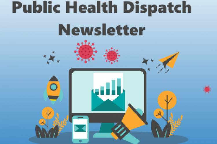 Public health dispatch newsletter card